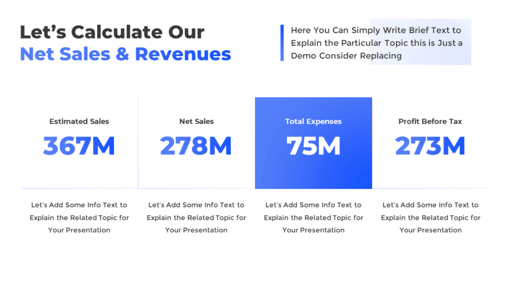 PowerPoint Data Presentation Slide Template