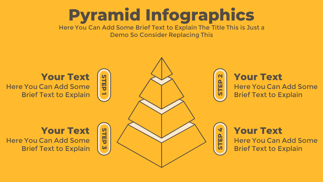 3D Pyramid Template for PowerPoint Presentation - PowerPoint School