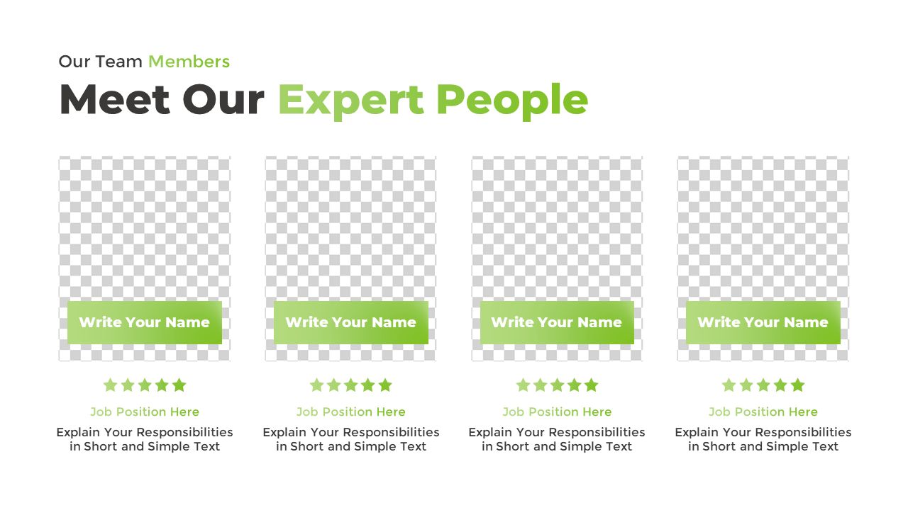 Free PowerPoint Meet the Staff Presentation Slide - PowerPoint School