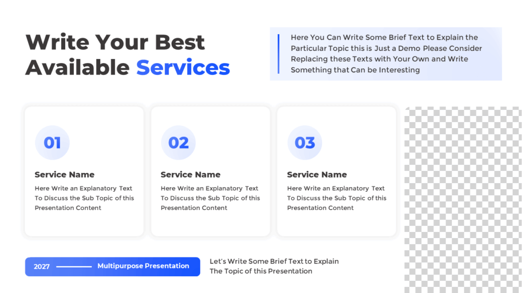 3-Step Infographic Presentation Slide