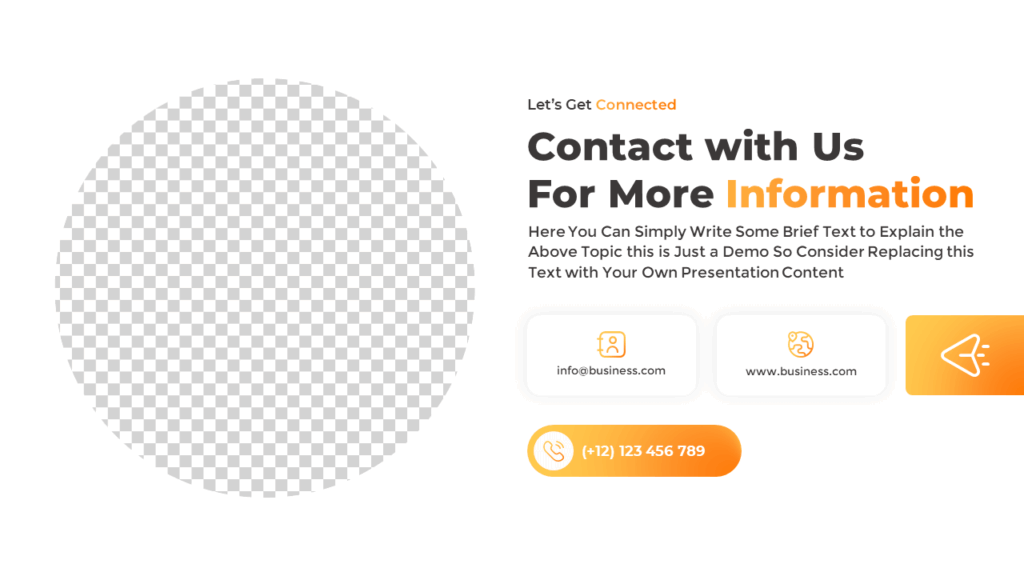 Contact Slide for Ending PowerPoint Presentation