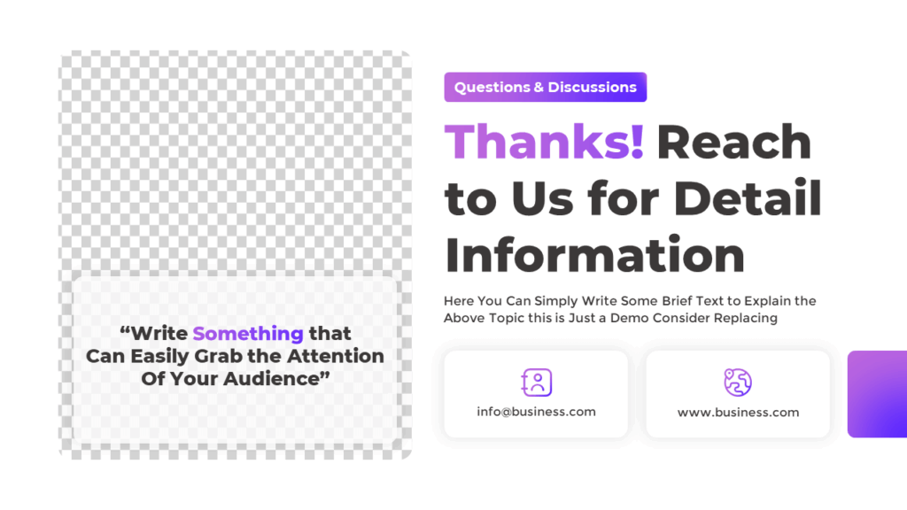 End Your Presentation with This Thanks Slide