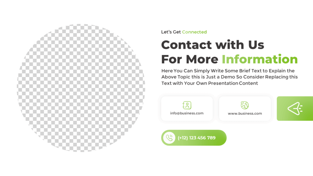 Free Contact Info Slide for PowerPoint