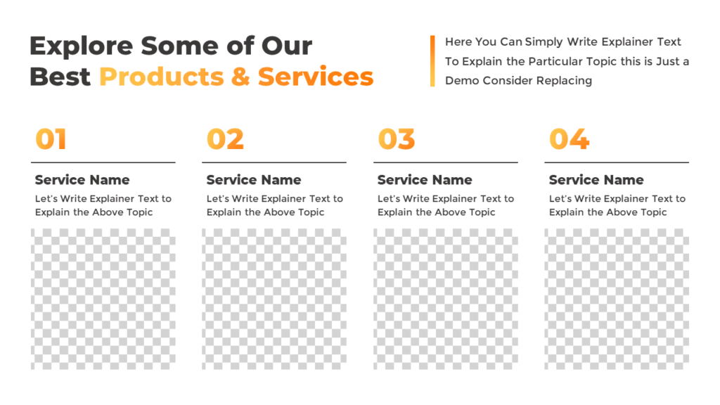 Free Infographic Slide with 4 Options