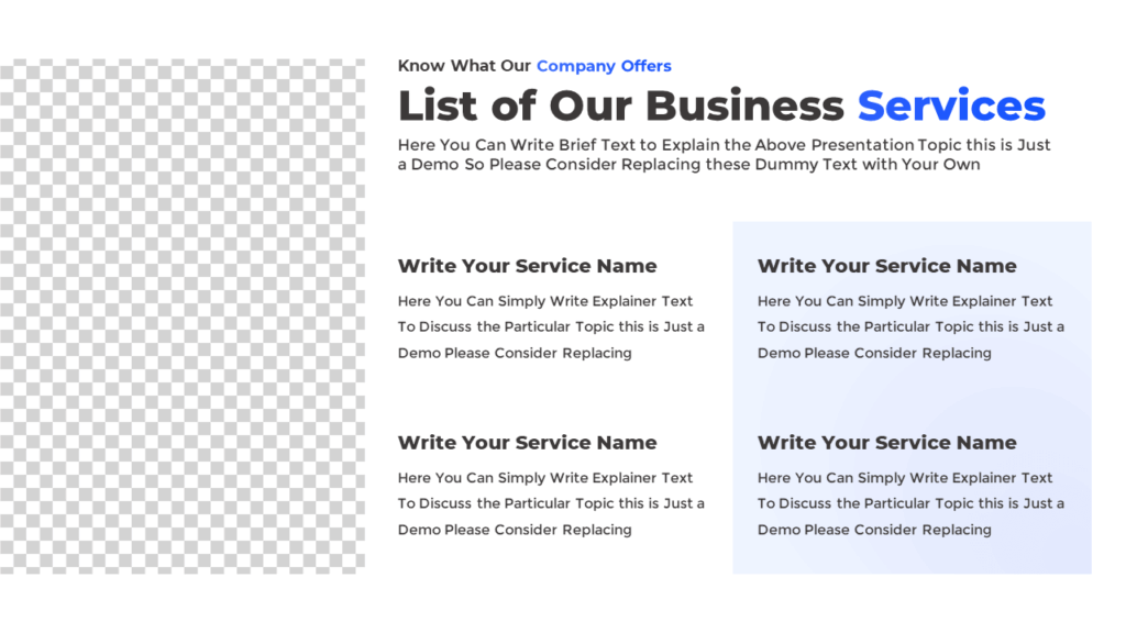 Free PowerPoint Infographic List Slide