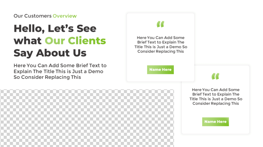 Free PowerPoint Slide with Quotation Mark