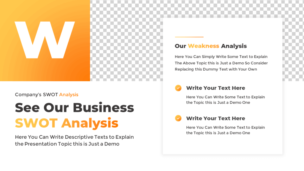 Free SWOT Slide for PowerPoint