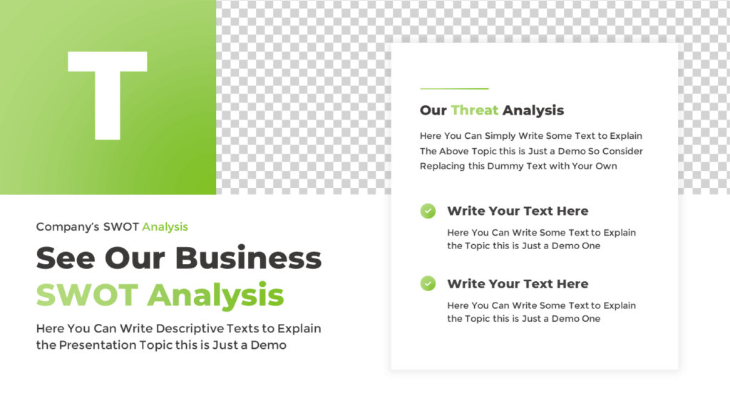 Threat Analysis for SWOT Presentation