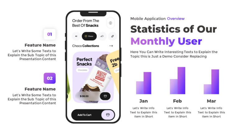 iPhone Screen Mockup for PowerPoint and Google Slides