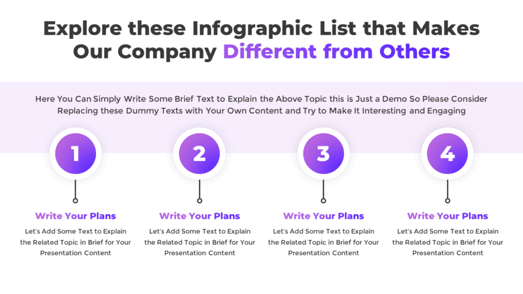4-Step PowerPoint Infographic Timeline Slide
