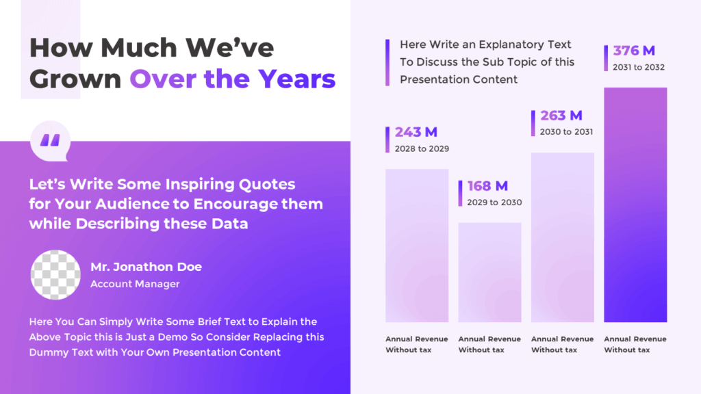 Animated Bar Chart Template
