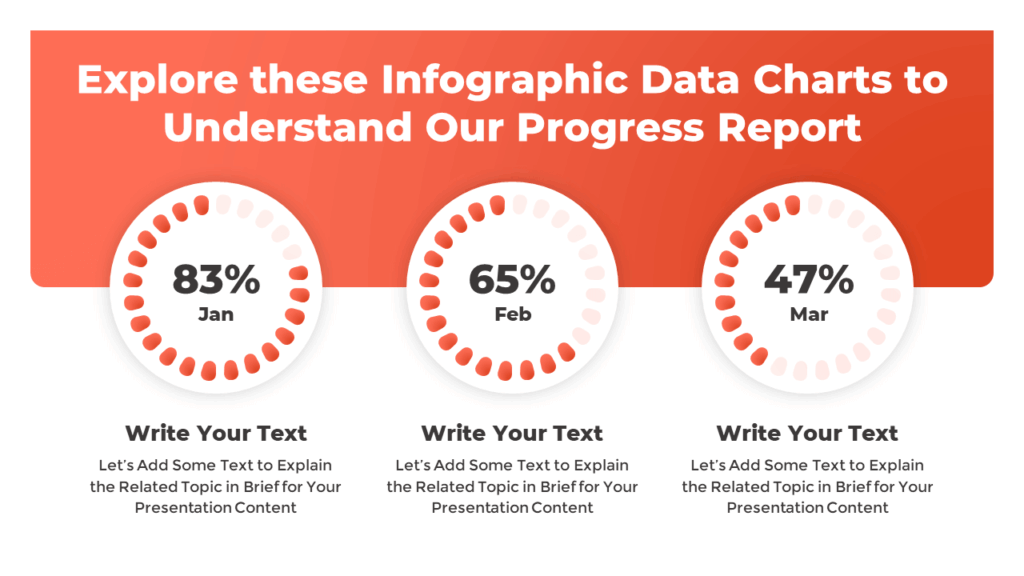 Animated PowerPoint Percentage Chart for Presentations