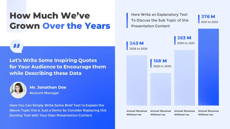 Bar Chart Template for PowerPoint and Google Slides