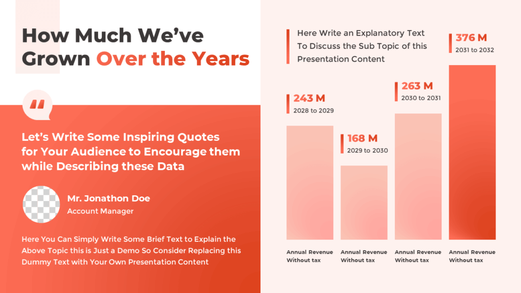 Editable Data Chart for PowerPoint and Google Slides