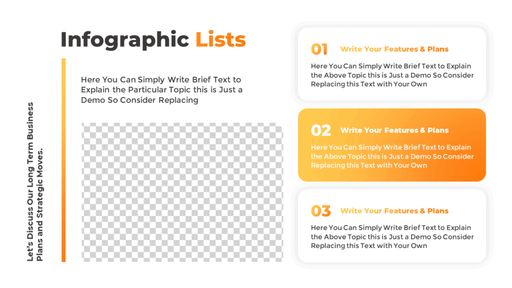 Free 3-Step Infographic Presentation Slide Template
