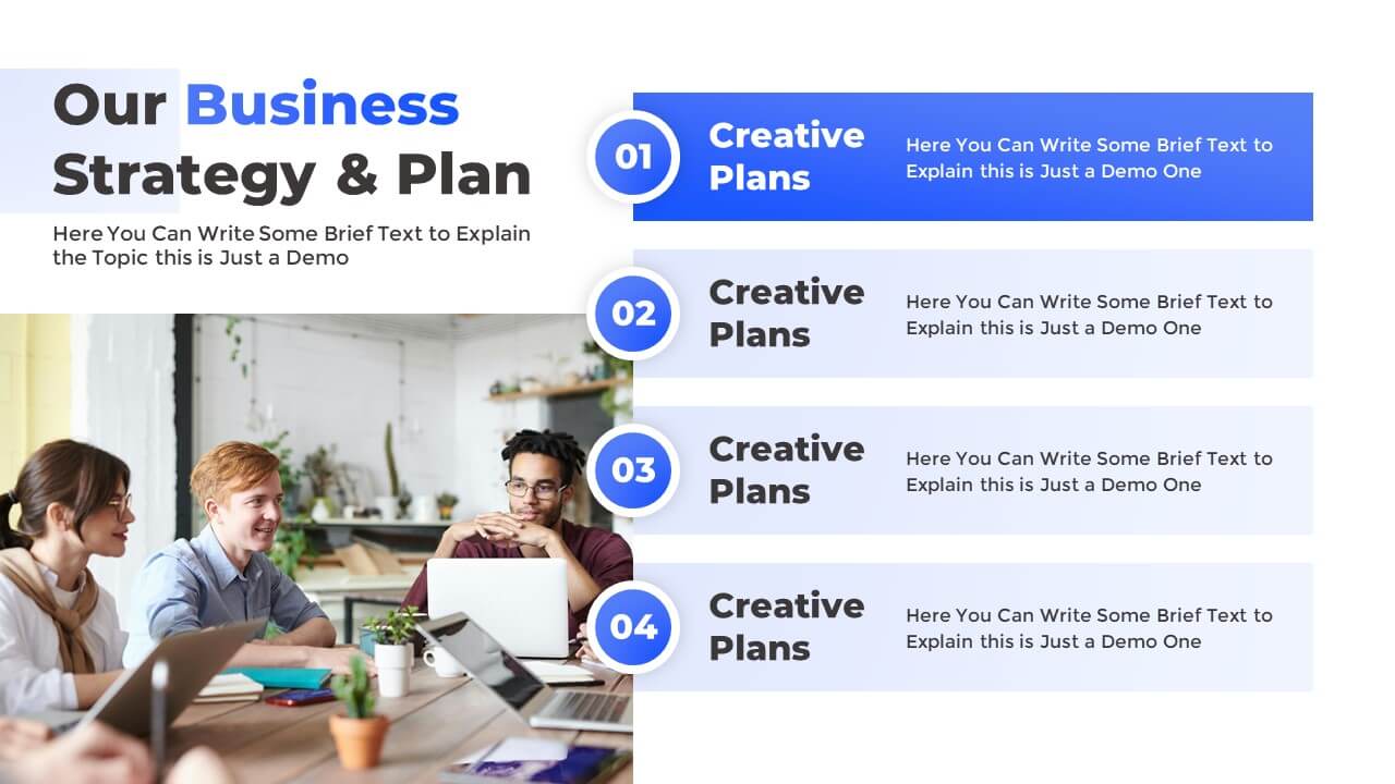 Free 4-Step PowerPoint Vertical List Infographics Template