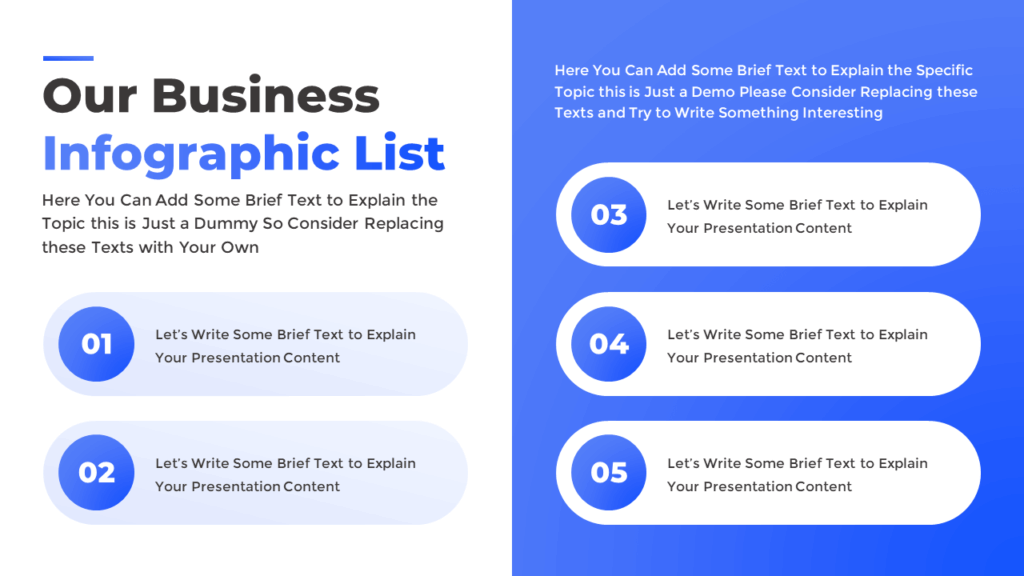 Free 5-Step PowerPoint Infographic Slide Template