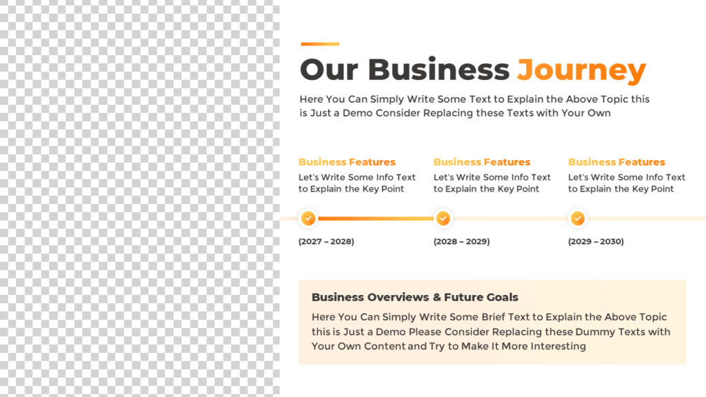Infographic Horizontal Roadmap Slide