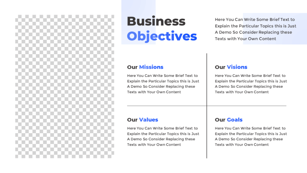 Mission Vision Board Template for PowerPoint