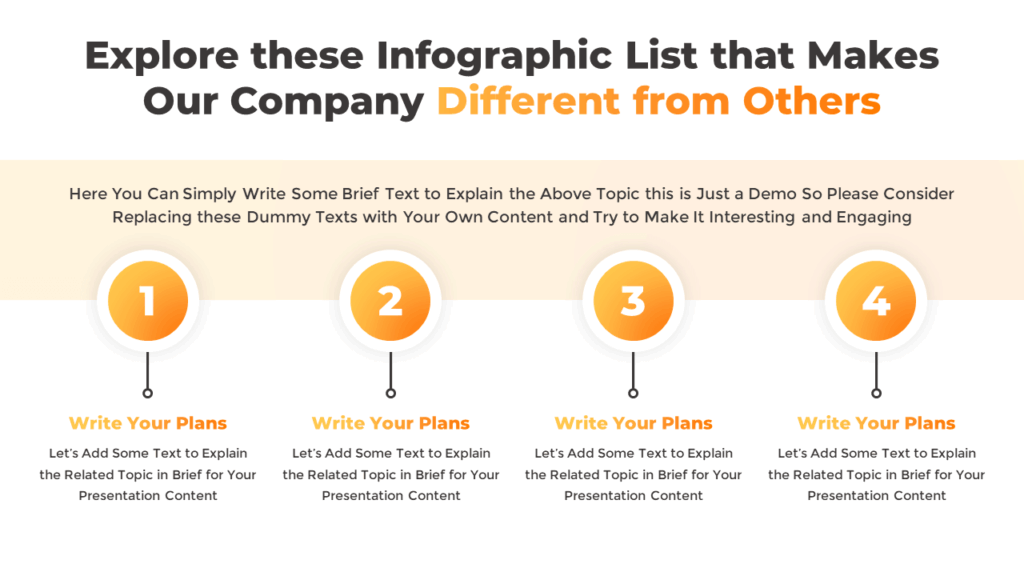 PowerPoint Horizontal Timeline Infographic Slide