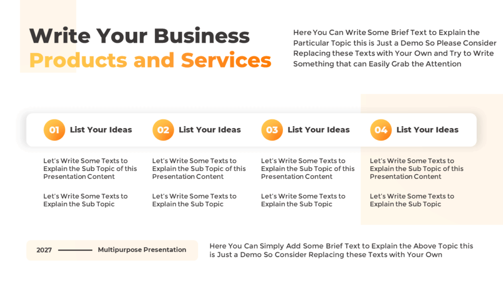 PowerPoint Horizontal Timeline Presentation Slide