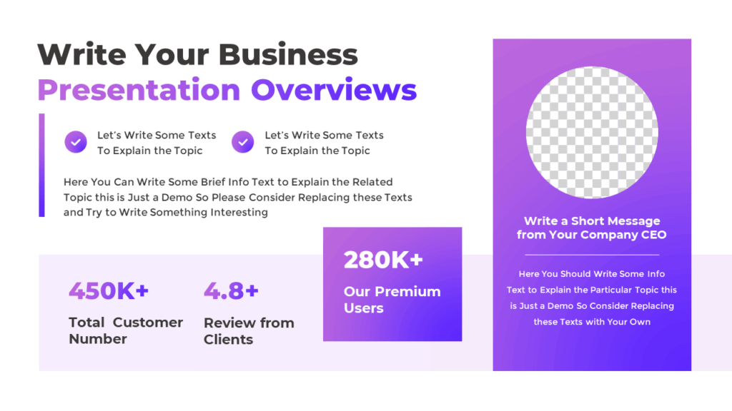Presentation Intro Slide Template