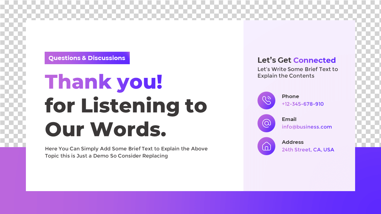 Free PowerPoint Last Slide for Presentation - PowerPoint School
