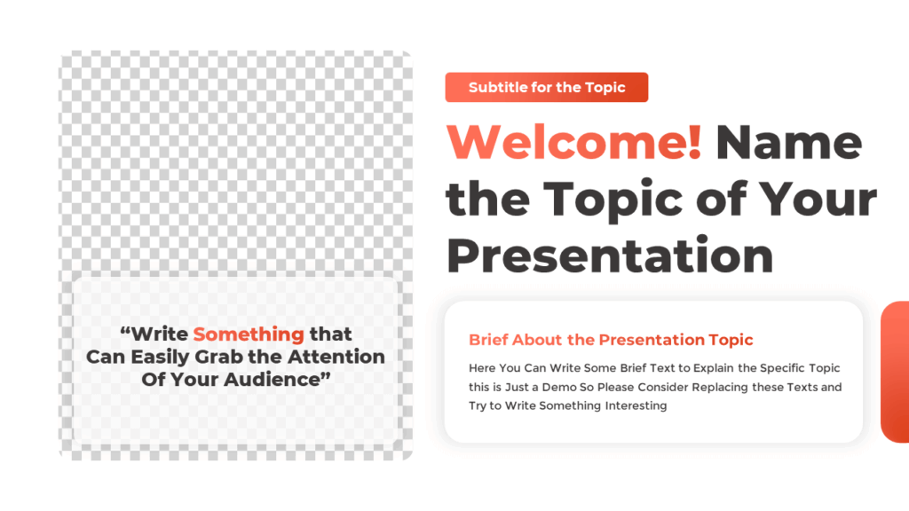 Topic Introduction Presentation Slide Template
