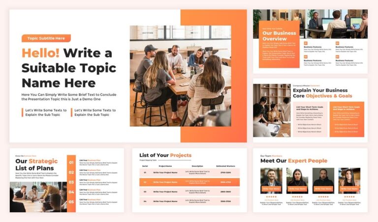 Free Business Development Plan Template for PowerPoint Presentation
