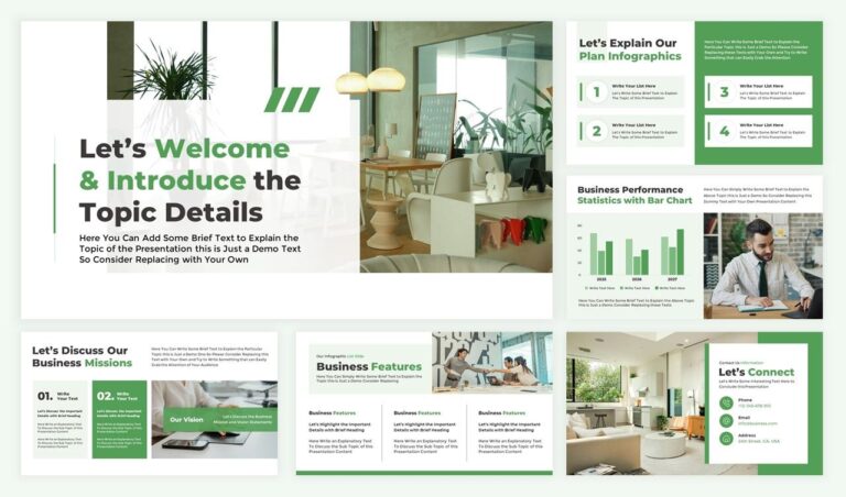 Free Executive Pitch Deck Template for PowerPoint