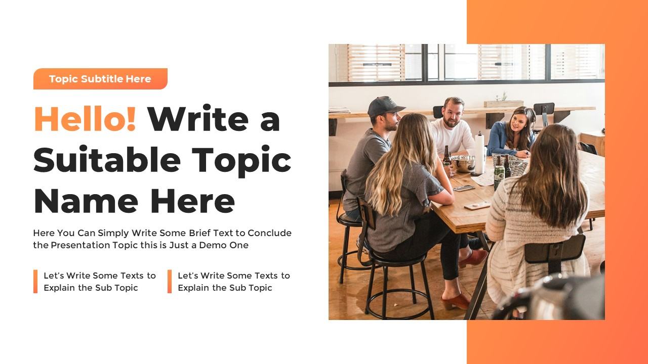 Slide 01 - Welcome Slide for Business Development Plan Presentation