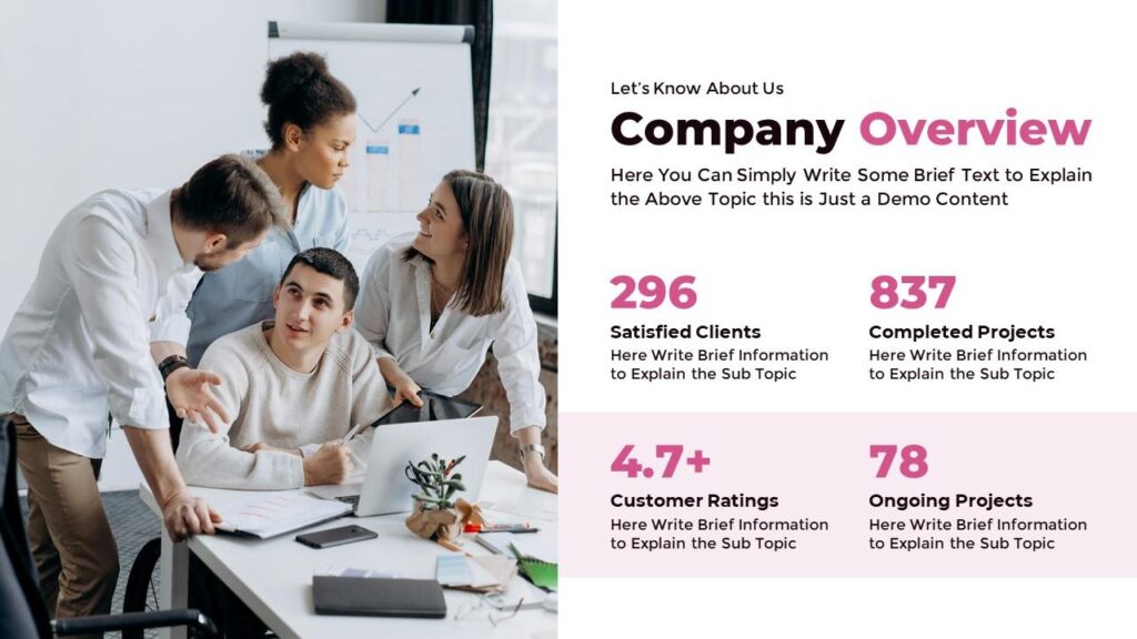 Slide 03 - Company Overview Slide for Corporate Proposal