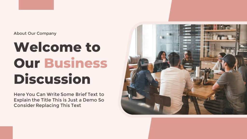 Slide 01 - Welcome Slide for Business Growth Discussion