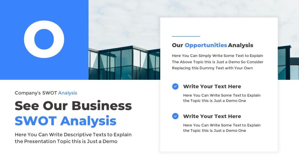 Slide 09 - Opportunities Analysis Slide for Business Strategy