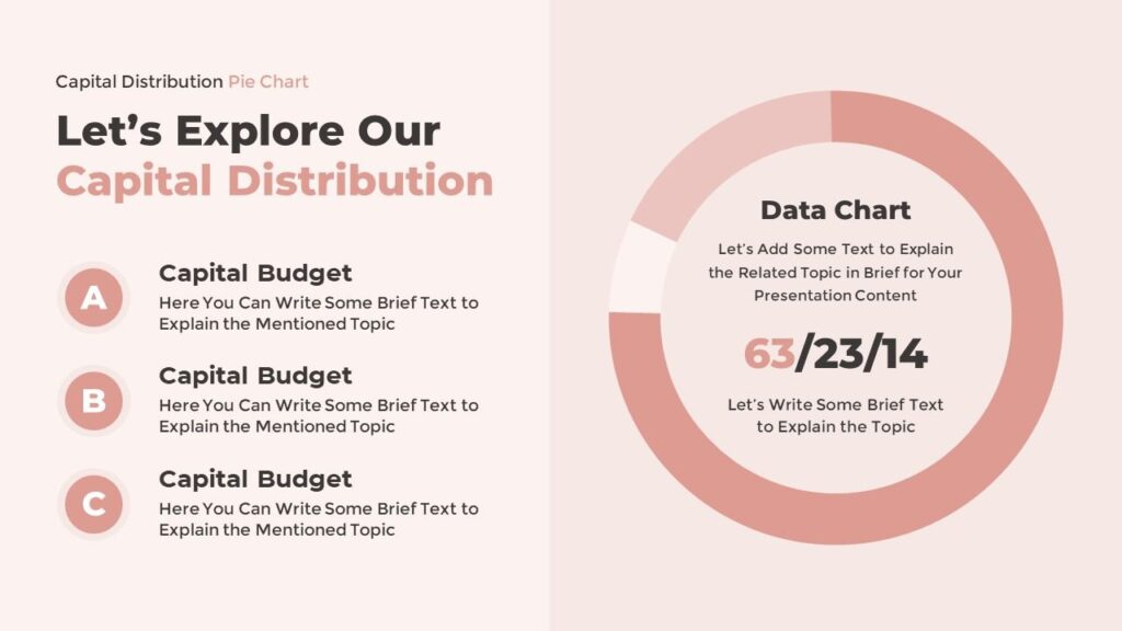 Slide 12 - Capital Distribution Chart Slide for Growth Planning