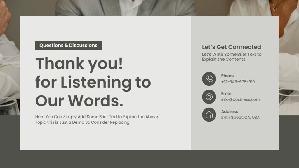 Slide 16 - Thank You Contact Slide for Annual Progress Report